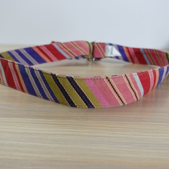 Talbots Multicolor Striped Belt - Picture 4 of 8